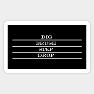 dig brush step drop Paradiddle dancing Magnet